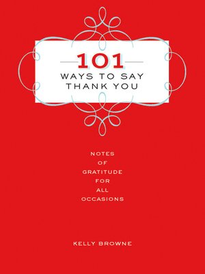 cover image of 101 Ways to Say Thank You